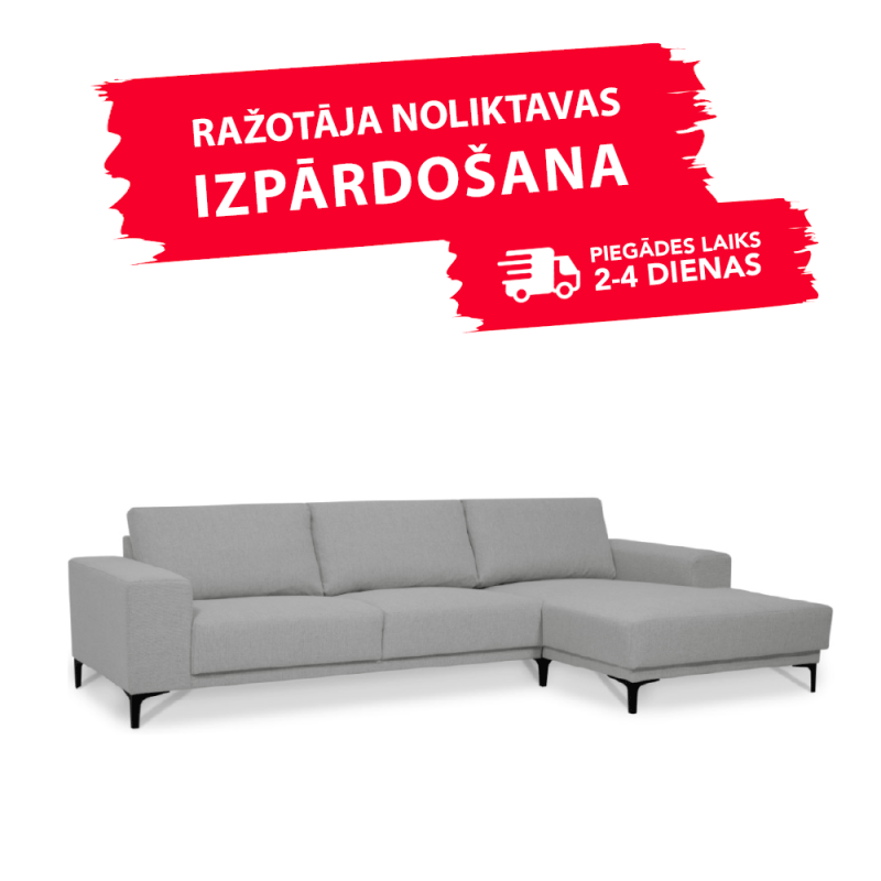 Dīvāns COPENHAGEN (Stūra chaiselongue)(Ražotāja noliktava)